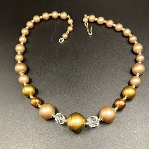 Vintage Japan faux pearl necklace